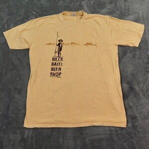 Crazy Shirts Bill's Bait Beer Shop Graphic Tee‎ Fishing Hawaii XXL